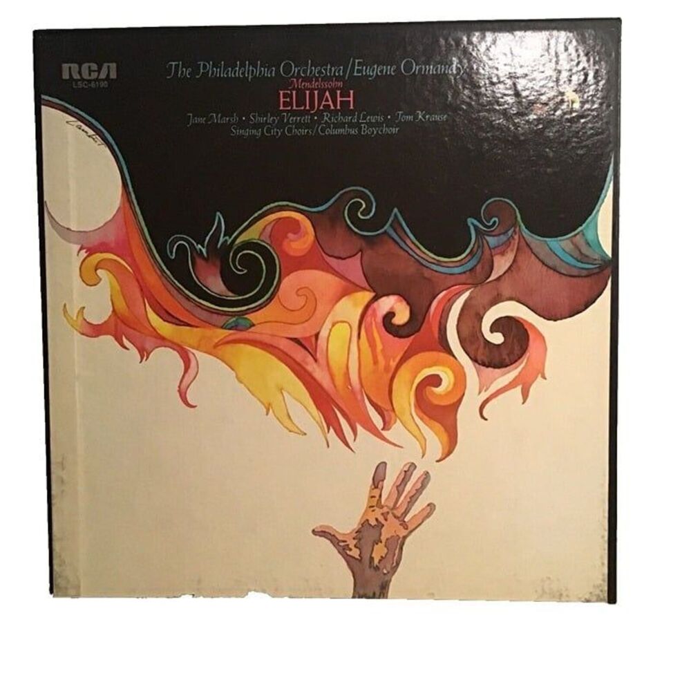 Mendelssohn: Elijah RCA Red Seal 3-LP Box Set -Eugene Ormandy Philadelphia Orch.